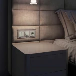 Рамка на 3 поста Elite (дымчатый, стекло) Werkel W0032417 (a057876)