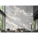 Подвесной светильник Divinare Renata 1135/02 SP-48 (LED, 220V, хрусталь, на тросе, кольцо)