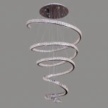 Подвесной светодиодный светильник с пультом в виде спирали Eletto Olimpia EL330P140 (220V, на тросе, спираль)