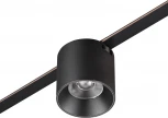 Трековый смарт-светильник для низковольтного шинопровода Novotech Easy 359472 черный с двумя режимами работы LED 6W 24V 3000-6000K (умный дом - Алиса, Tuya Smart, круглые)