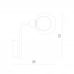 Бра Divinare Dallas 3360/15 AP-1