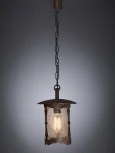 Уличный светильник подвесной Русские фонари Valencia 190-01/brg-03 (220V, ковка, на цепи)