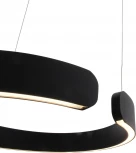 Подвесной светильник светодиодный с регулировкой цветовой температуры и яркости Mizi'en Leo MZ31371-400B (220V, на тросе, кольцо)