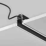 Шинопровод магнитный встраиваемый под ГКЛ 12,5 мм с каналом под светодиодную ленту Maytoni Busbar trunkings Exility TRX034LS-222B (48V)