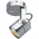 Спот Arte Lamp Lente A1310AP-1CC (220V, выключатель, круглые)