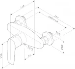 Смеситель AM.PM Gem F90A20000 для душа