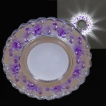 Встраиваемый точечный светильник Reluce 14368-9.0-001LD MR16+LED3W WT+PP (220V, круглые)