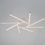 Потолочная люстра на штанге светодиодная с пультом  и ночным режимом Reluce 06538-0.3-08 WH (Умный дом)