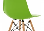 Обеденный стул для кухни Woodville Eames PC-015 зеленый 11728