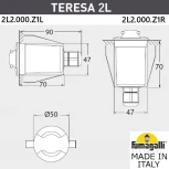 Встраиваемый светильник уличный Fumagalli Teresa 2L2.000.000.AXZ1L (220V, круглые, IP67)