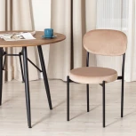 Стул REVO (mod. 7033) ткань/металл, 47х54х82 см, высота до сиденья 47 бежевый barkhat 5/черный Tetchair 15473