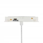 Трековый магнитный светодиодный светильник 20W 220V 3000-4000-6500K MyFar Sphere MT0223-10W3K-S-W