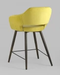 Стул полубарный Stool Group Саймон велюр золотистый УТ000025178