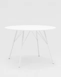 Стол обеденный Stool Group Мемфис D110 белый УТ000003489