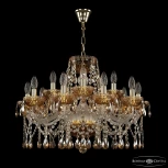 Подвесная люстра Bohemia 5413 5413/10+5/240 G Amber/M-1G K721