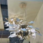 Подвесная люстра Crystal Lux STEFANIA SP6R (220V, на тросе, листья)