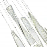 Подвесной светильник каскадный ST Luce Elica SL6205.103.09 Хром/Прозрачный LED 1*99W 3000K (220V, на тросе)