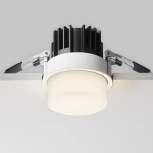 Встраиваемый светильник Maytoni Nude DL065-12W4K-W (LED, 220V, круглые)