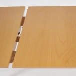 Стол раскладной VAKU (Ваку) основание бук, столешница мдф, 80x120+40x75см, Натуральный Tetchair 13987