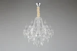 Подвесная люстра Koletta APL.755.03.06 (220V, хрусталь, подвески, на цепи, свеча)