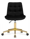 Компьютерное кресло Notta Честер черный (california 999) / золото 533181