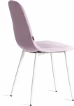 Стул BREEZE (mod. JSC-58) / 1 шт. в упаковке (Велюр,Металл  /Лавандовый,Белый)