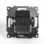 Выключатель трехклавишный (коричневый) Stekker Катрин 49175