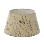 Абажур Eglo Vintage, бежевый с коричневым