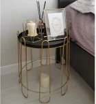 Столик журнальный SHT-CT6 золото/черный муар от фабрики Mebelik