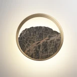 Настенный светильник светодиодный Odeon Light Valley 7068/9WL темно-зеленый/мрамор/металл IP20 LED 9W 240Лм 3000K 220V (круглые)