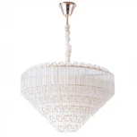 Подвесная люстра Arte Lamp Jastin A2848LM-8GO (220V, хрусталь, на цепи, круглые)