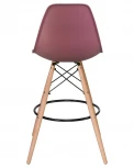 Стул барный DSW BAR (ножки светлый бук, цвет пыльная роза (NX-P-11))