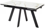 Стол НЕО-2 140 см АУРУМ, стекло / ЧЕРНЫЙ