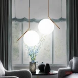 Подвесной светильник (люстра) Flexic Lights Family Michael Anastassiades D25 ImperiumLoft 40,623 (185396-22) (220V, на проводе, шар)