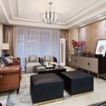 Подвесная люстра хрустальная на штанге Arte Milano Sorrento-4309 374309/8/350/570 CR (220V)