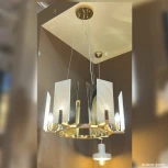 Подвесная люстра Crystal Lux DELUXE SP6 (220V, на тросе, круглые)