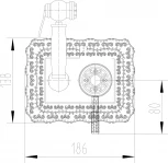 Гигиенический душ Lemark Jasmine LM6619ORB со смесителем, С ВНУТРЕННЕЙ ЧАСТЬЮ