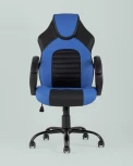 Кресло игровое TopChairs Racer Midi черно-синее УТ000004598
