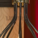 Подвесная люстра Lussole Todi LSA-4613-08 (220V, на цепи, подсвечник, свеча, IP21)