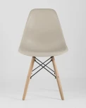 Стул Eames Style DSW бежевый x4 (разборный каркас) Stool Group арт.УТ000037158