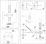 Бра Ambrella High Light LH55355 (220V)