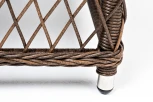 Стол журнальный из искусственного ротанга, цвет коричневый 4SIS Гранд Латте YH-S4840W brown