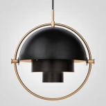 Подвесной светильник (люстра) Louis Weisdorff Gubi Multi-Lite Suspension Lamp Black ImperiumLoft 40,2312 (123433-22) (220V, на проводе, шар)