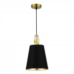 Подвесной светильник ST Luce Lingotti SL1759.303.01 Латунь/Черный E27 1*40W (220V, на проводе)