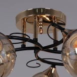 Потолочная люстра на штанге Reluce 06073-0.3-05 FG+BK (220V)