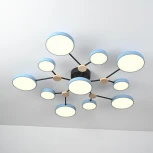 Потолочная люстра с пультом на штанге LED Lu Carte LC-11-1728