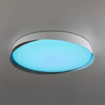 Потолочный светильник RGB круглый Citilux Bonny CL754450G Белый+Венге LED с пультом (220V, круглые)
