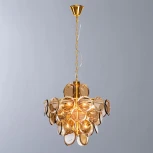 Подвесная люстра каскадная Divinare Chloe 7566/01 SP-8 (220V, хрусталь, на цепи)