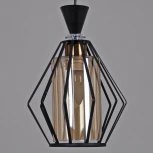 Подвесной светильник Reluce 00305-0.9-01 BK+WH (220V, на проводе)