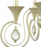 Подвесная люстра Arte Milano AM349920 349920/5 CG (220V, подвески, на цепи, подсвечник, свеча)